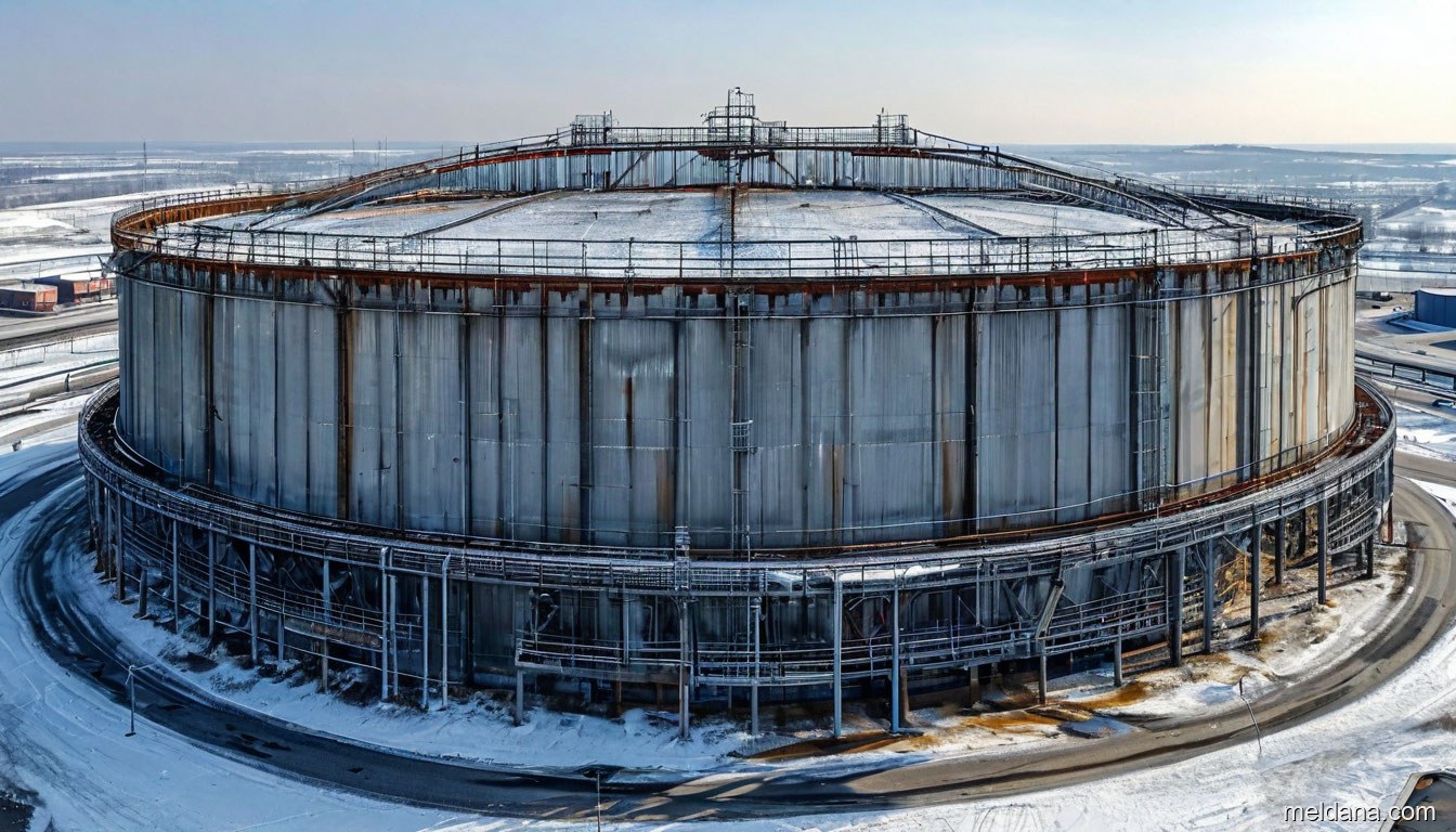Антидроновая защита резервуара РВС-50000 Нурсултан — ЗОК ЗАСЛОН по СП 542
