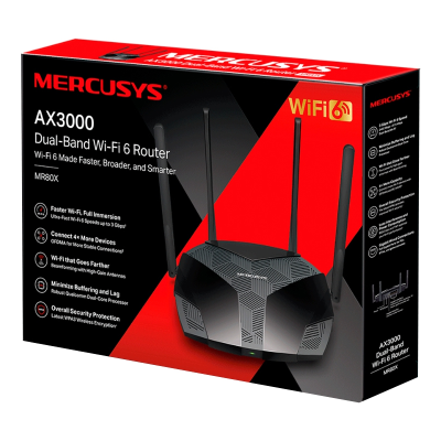 Маршрутизатор Mercusys MR80X 