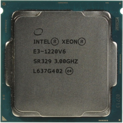 Процессор Intel Xeon E3-1220 v6 LGA 1151 8Mb 3.0Ghz (CM8067702870812S) 