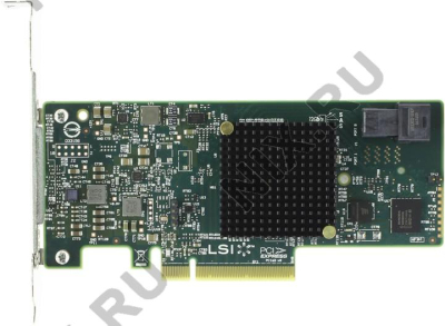 Контроллер LSI 9300-4I SGL 12Gb/s HBA 4i-ports (LSI00346 / H5-25473-00) 