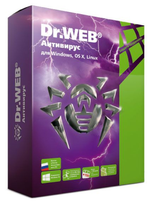 Ключ активации DR.Web Anti-virus 2PC 2Y (LHW-AK-24M-2-A3) 